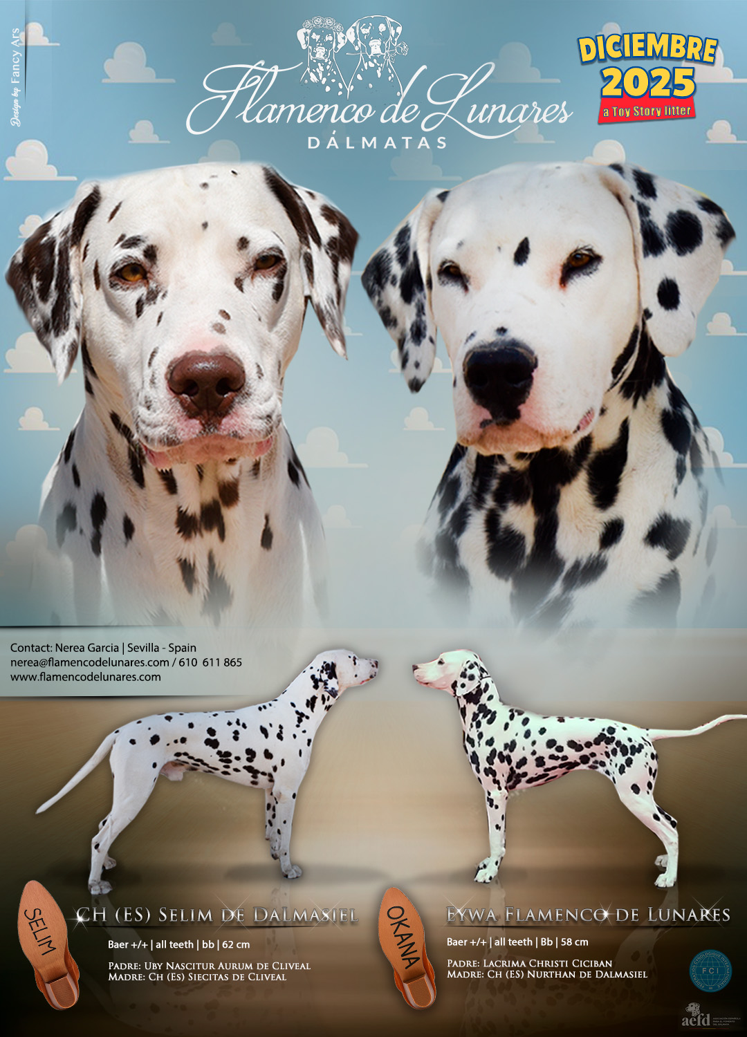 camada Toy Story Flamenco de Lunares dálmatas